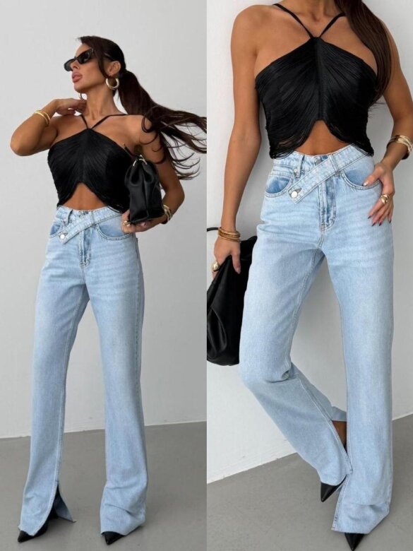 Trousers Clifton II jeans light blue