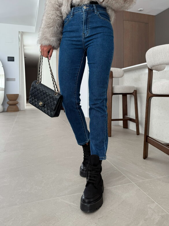 Spodnie Veliso jeans ciemnoniebieskie