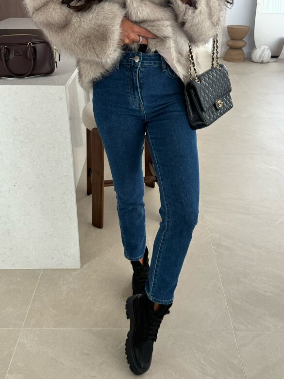 Spodnie Veliso jeans ciemnoniebieskie