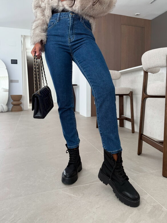 Spodnie Veliso jeans ciemnoniebieskie