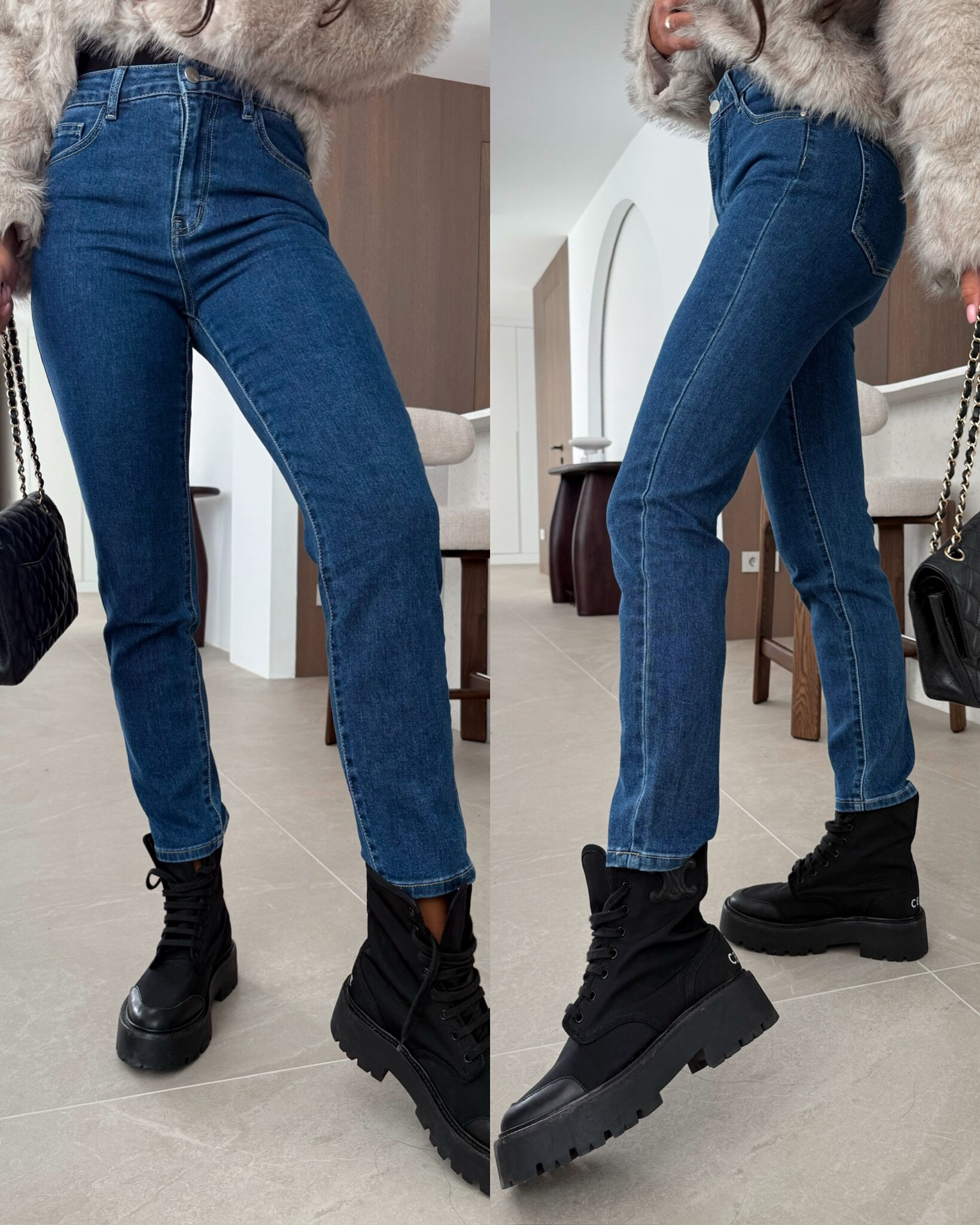 Trousers Veliso jeans dark blue
