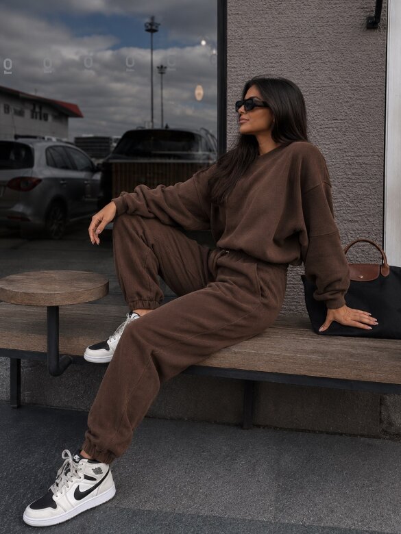 Set 2in1 Loreine corduroy brown