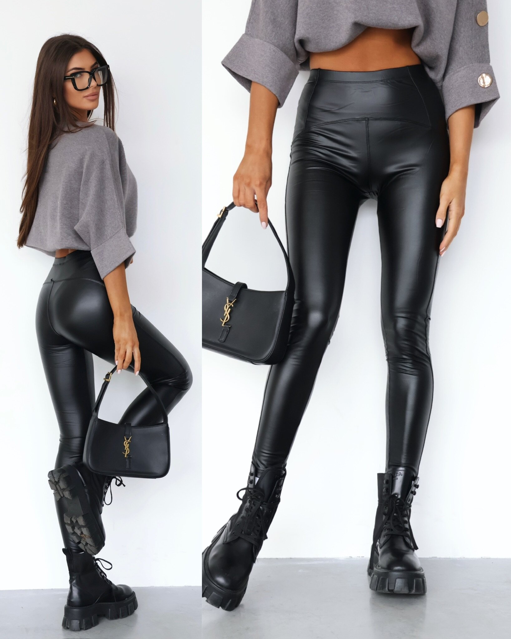 Legginsy Classico push up czarne 