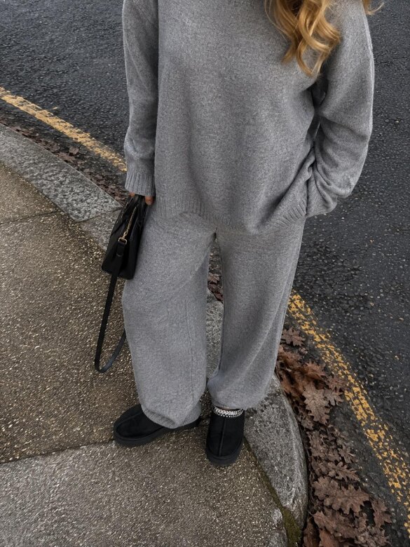 Set 2in1 Andora with viscose grey