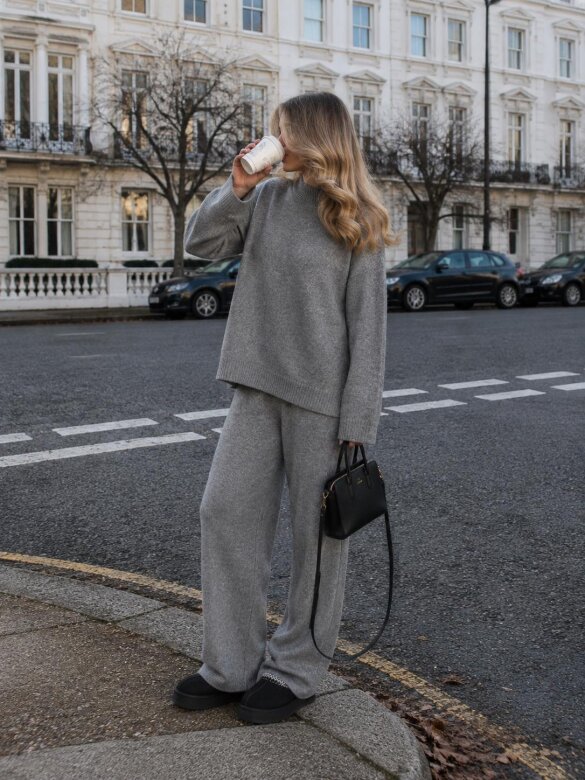 Set 2in1 Andora with viscose grey