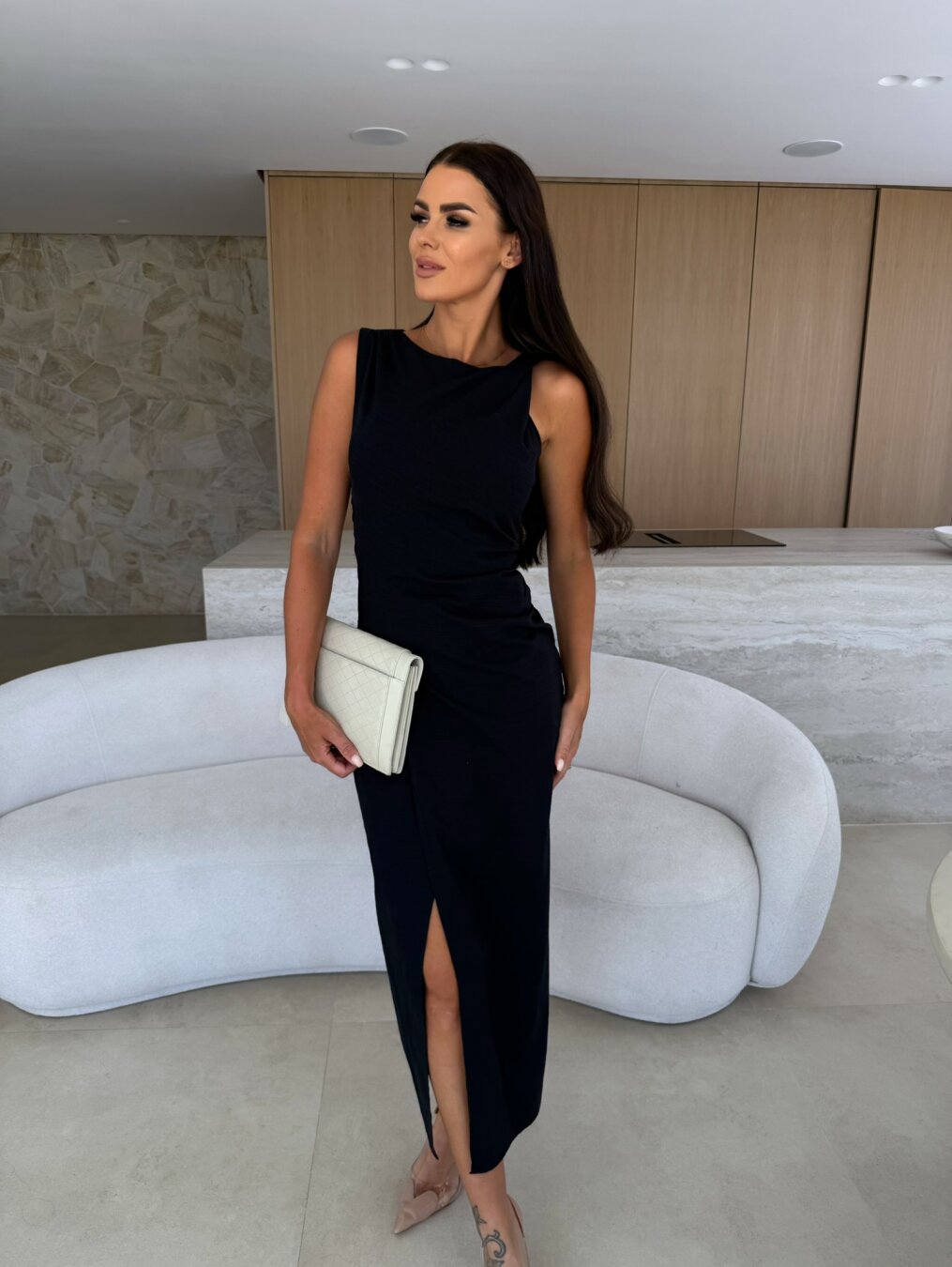 Dress Innea midi black 4
