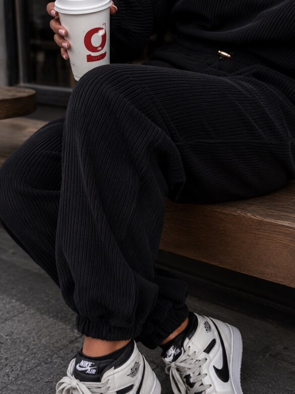 Set 2in1 Loreine corduroy black