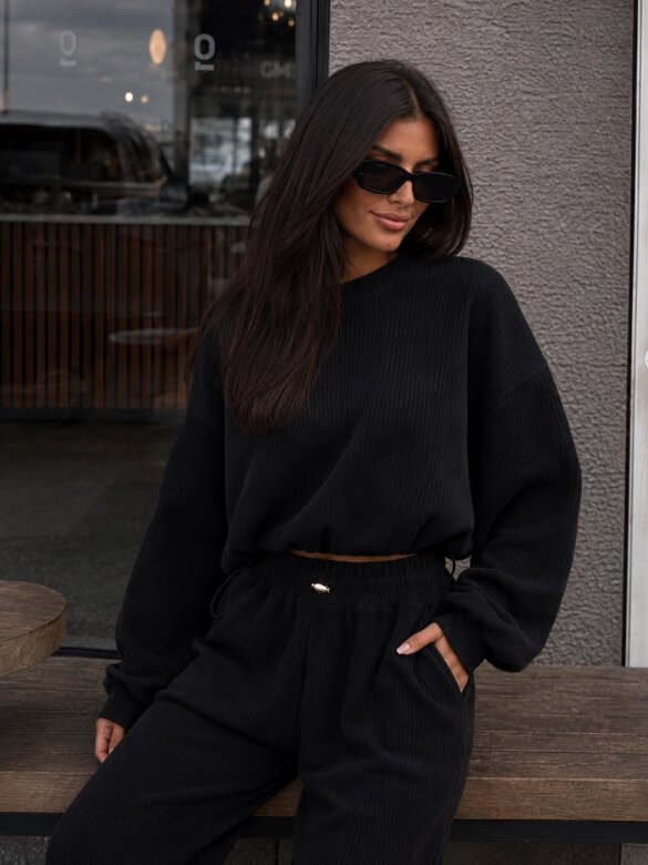 Set 2in1 Loreine corduroy black