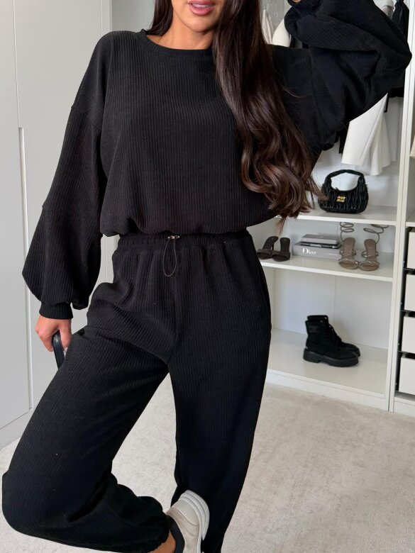Set 2in1 Loreine corduroy black