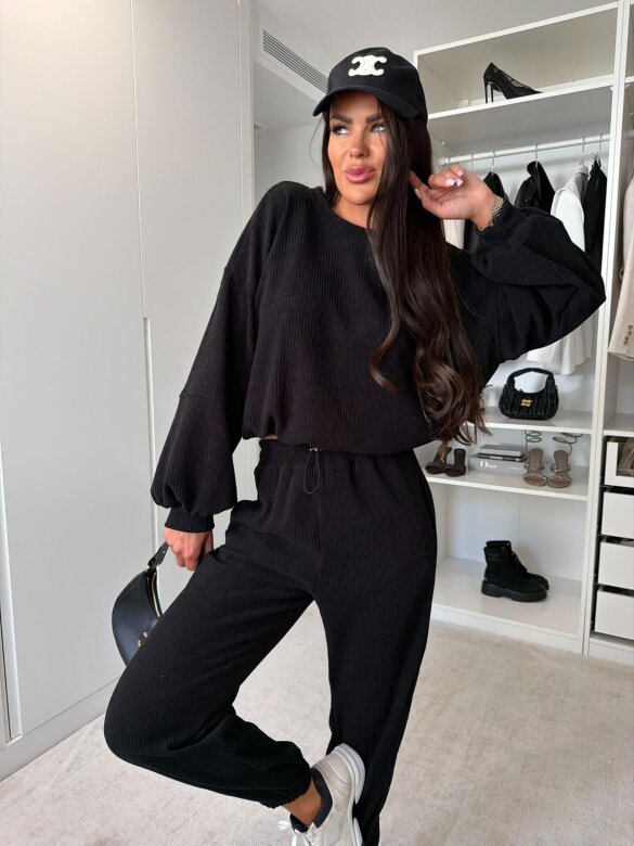 Set 2in1 Loreine corduroy black