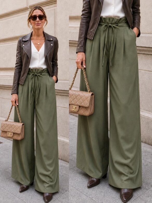 Spodnie Samari khaki 