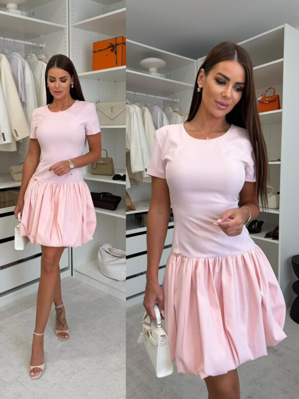 Bauble dress Belloro powder