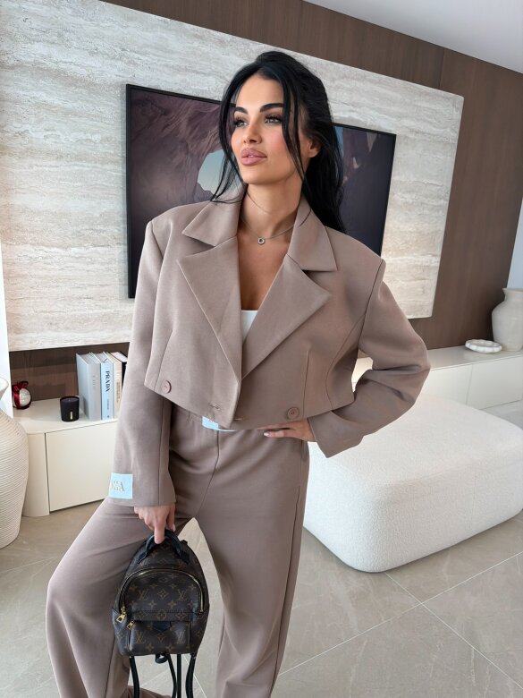 Marynarka Edell short mocca 