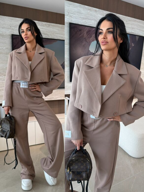 Marynarka Edell short mocca 