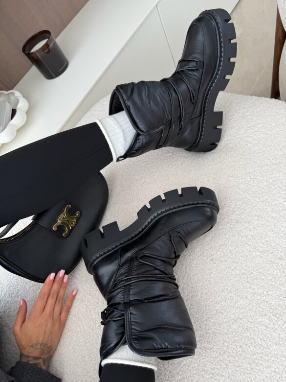 Botki Estate ocieplane czarne