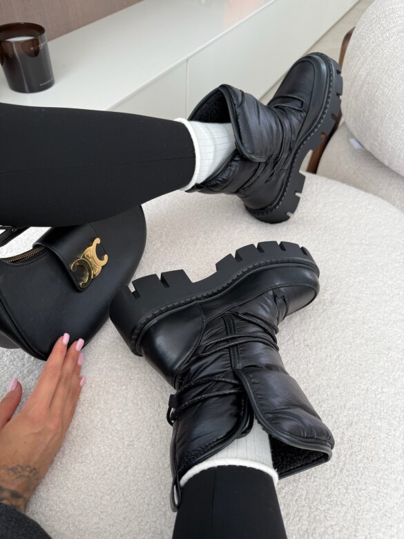 Botki Estate ocieplane czarne