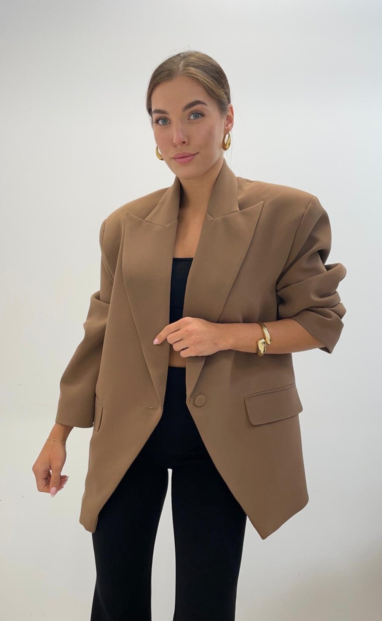 Marynarka Sella karmelowa 