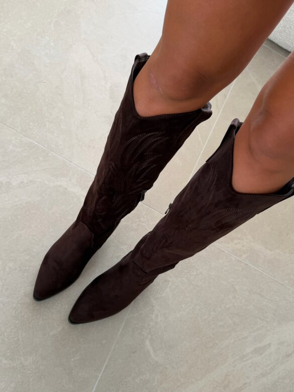 High boots Elesse chocolate