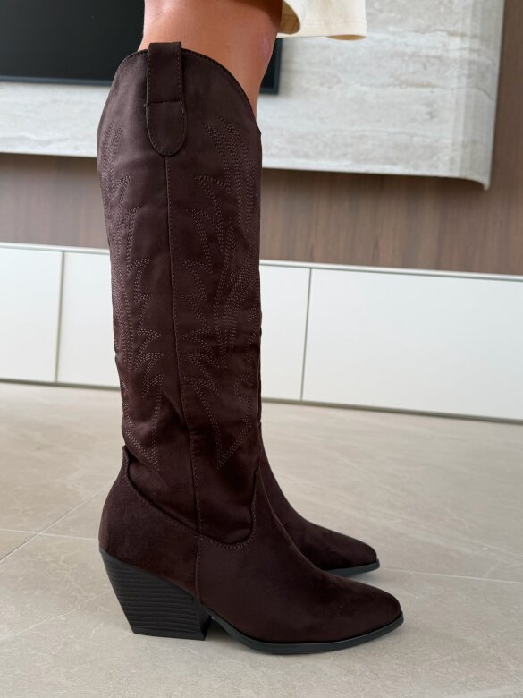 High boots Elesse chocolate