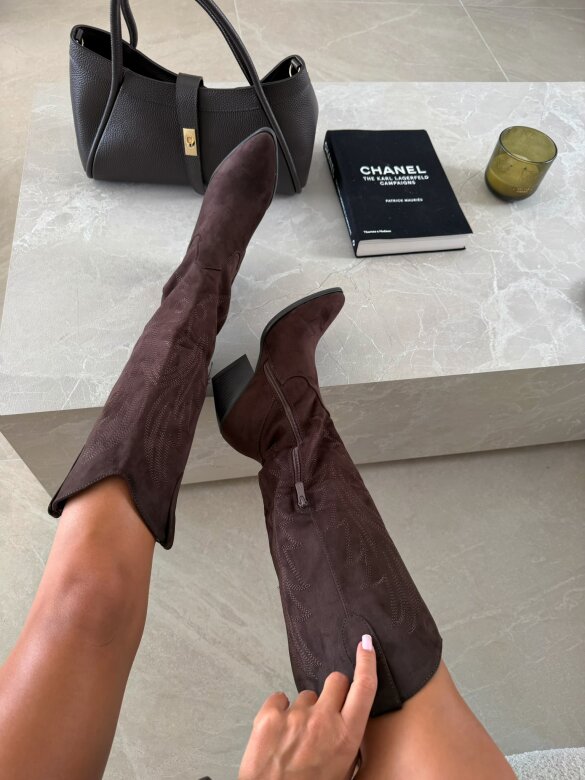 High boots Elesse chocolate