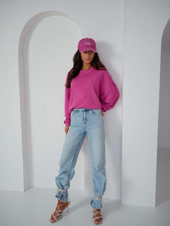 Bluza Brittany fuksja