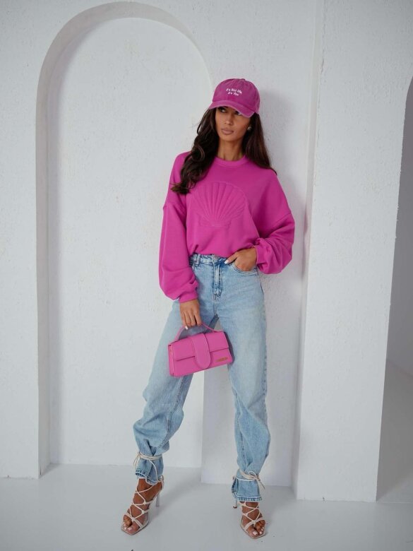Bluza Brittany fuksja