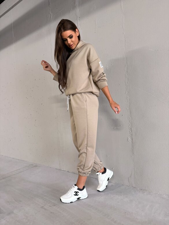Komplet 2w1 Dolce dresowy beżowy 