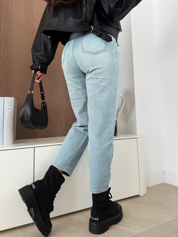 Spodnie Beliso jeans jasnoniebieskie