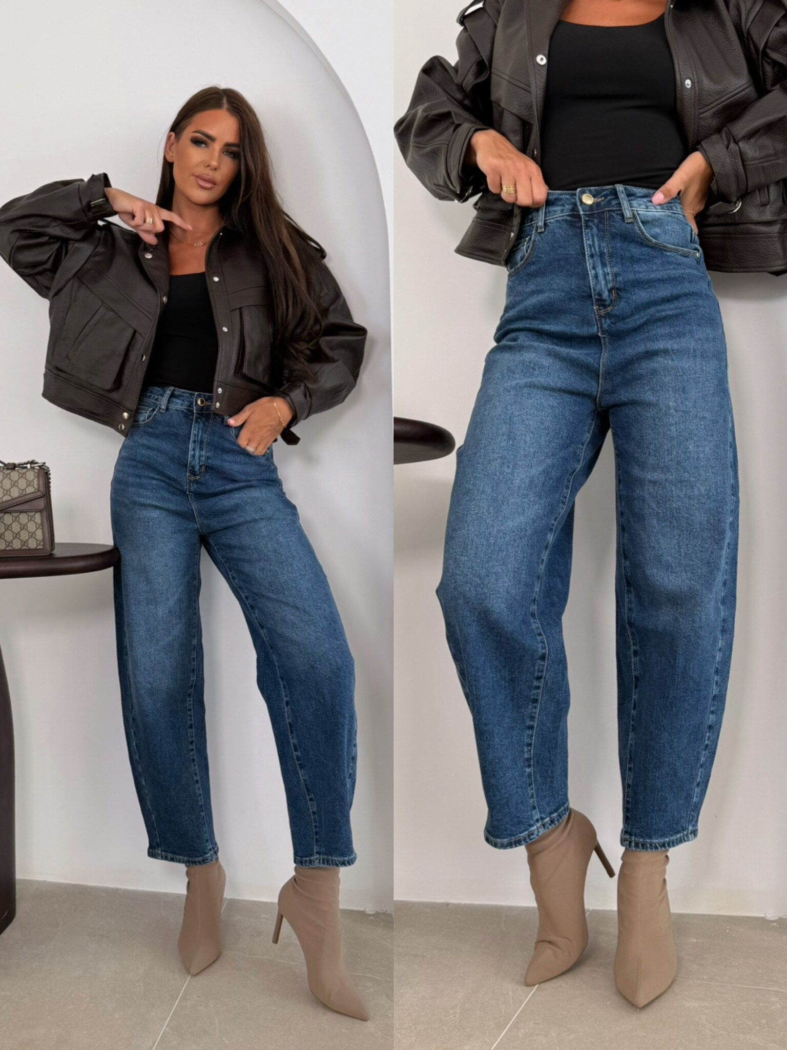 Spodnie Debby jeans ciemnoniebieskie