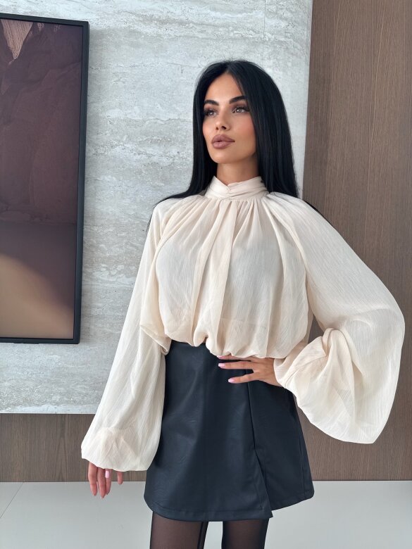 Bluzka Bellezza bombka ecru 