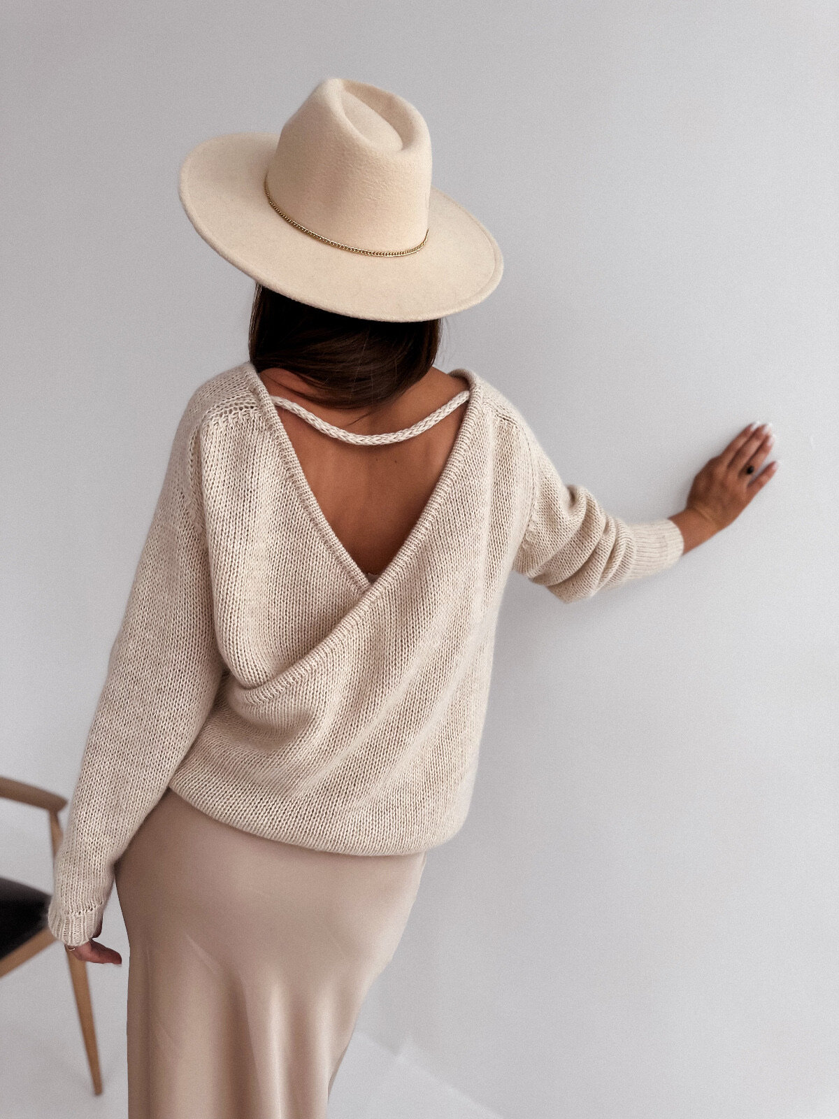 Sweter Sweet Dhalia beżowy