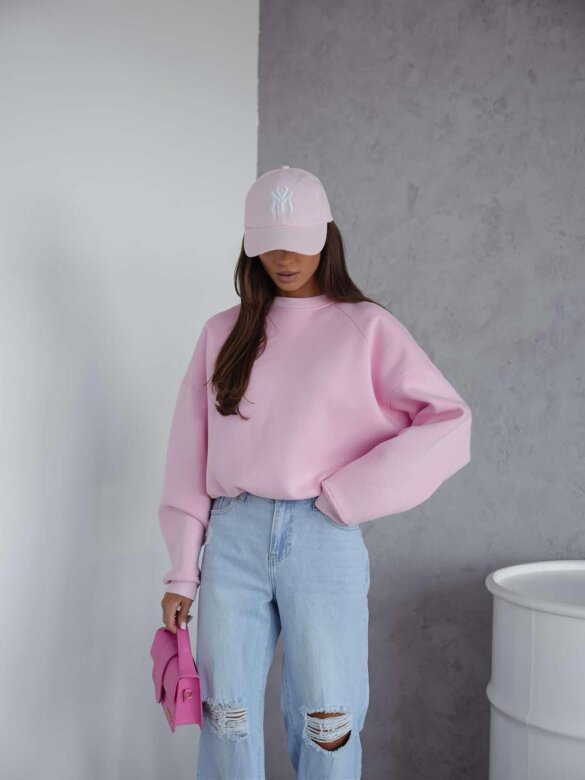 Bluza Sweeney pudrowa