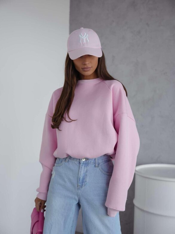 Bluza Sweeney pudrowa