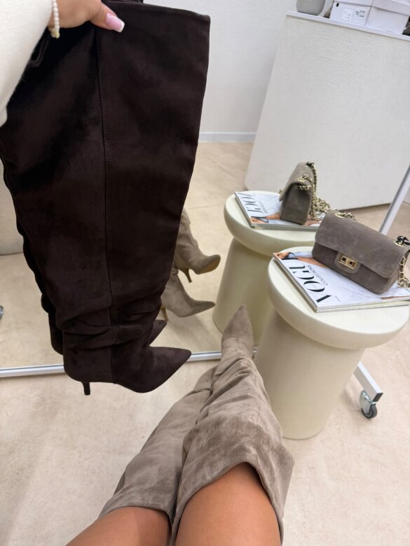 High Boots Silienne chocolate