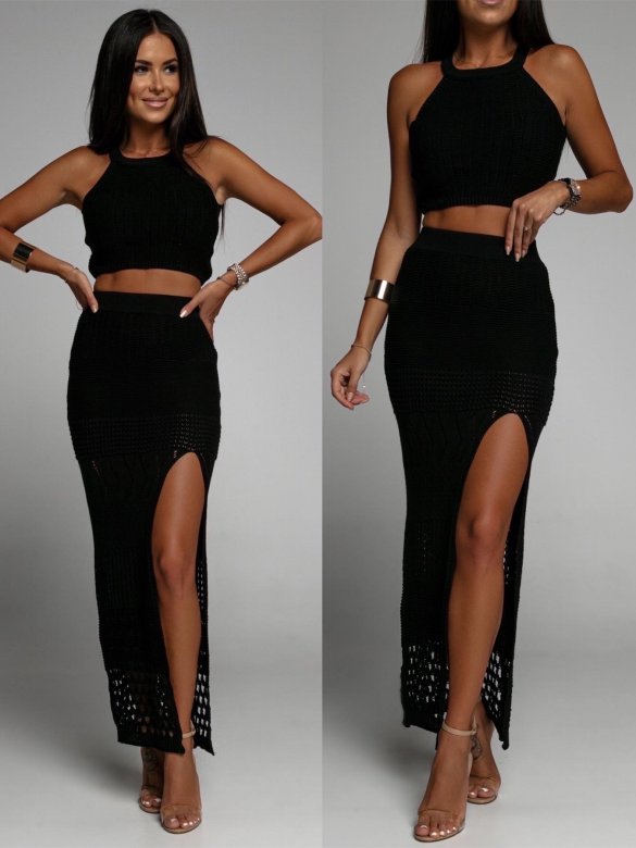 Komplet Canaves czarny