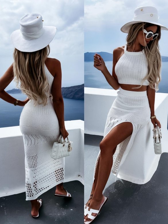 Komplet Canaves biały