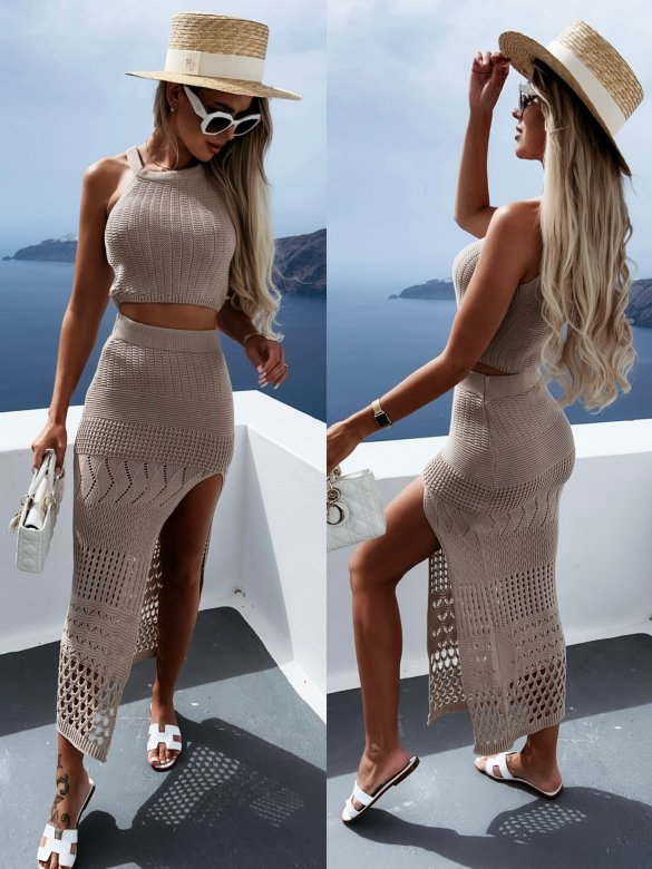 Komplet Canaves beżowy