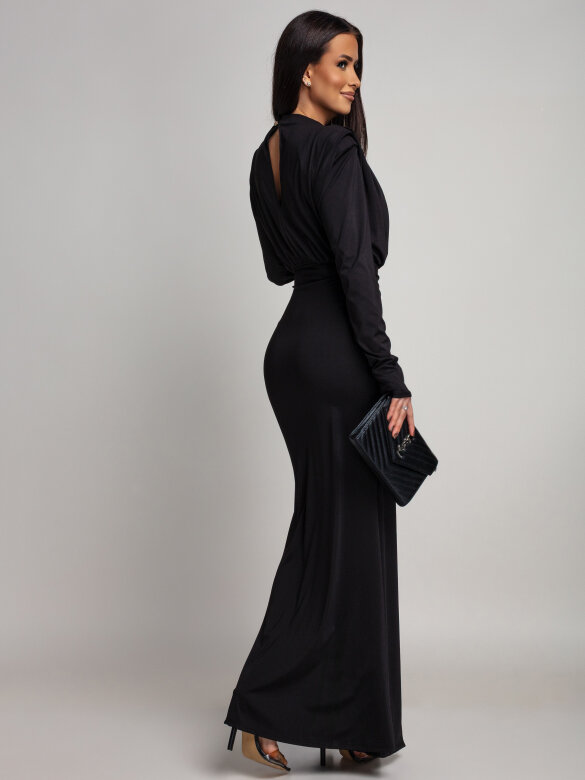 Sukienka Carvella z marszczeniem czarna