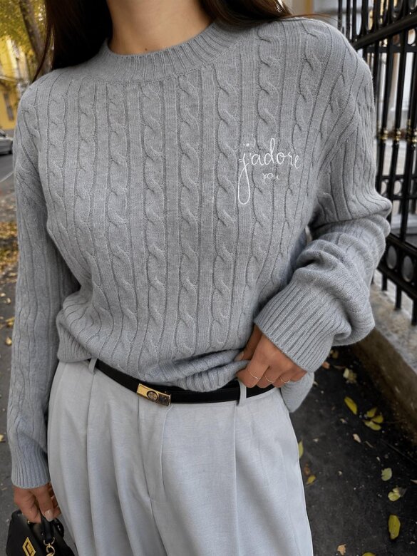 Sweter Nillo szary