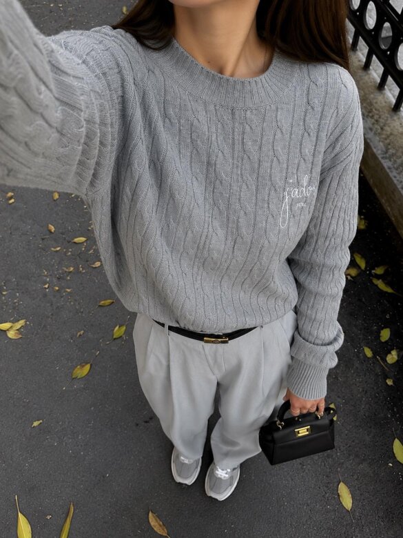 Sweter Nillo szary