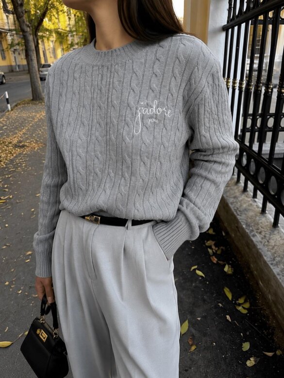 Sweter Nillo szary