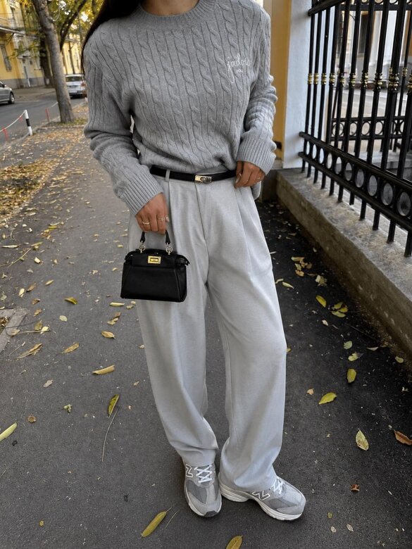 Sweter Nillo szary