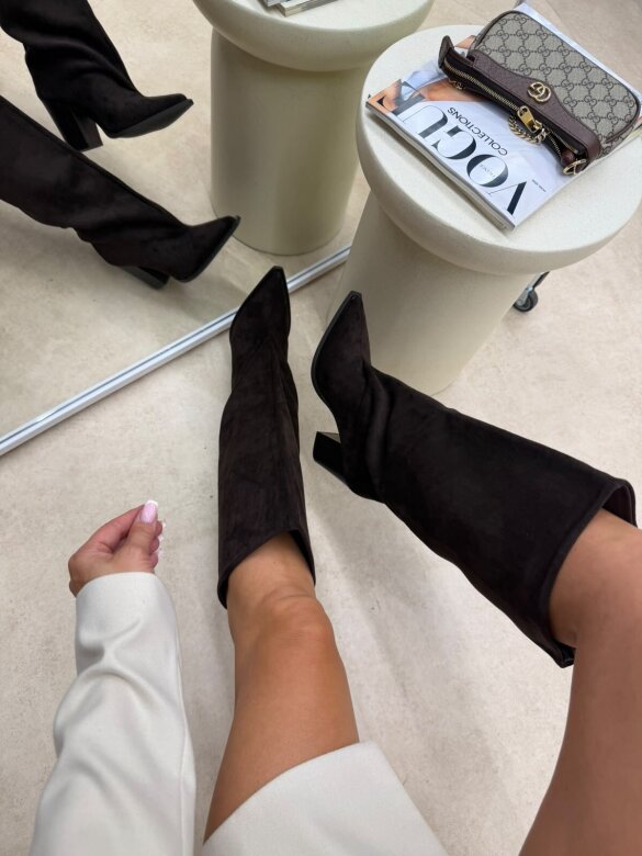 High Boots Alerro chocolate