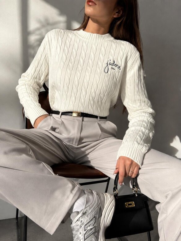 Sweter Nillo ecru 