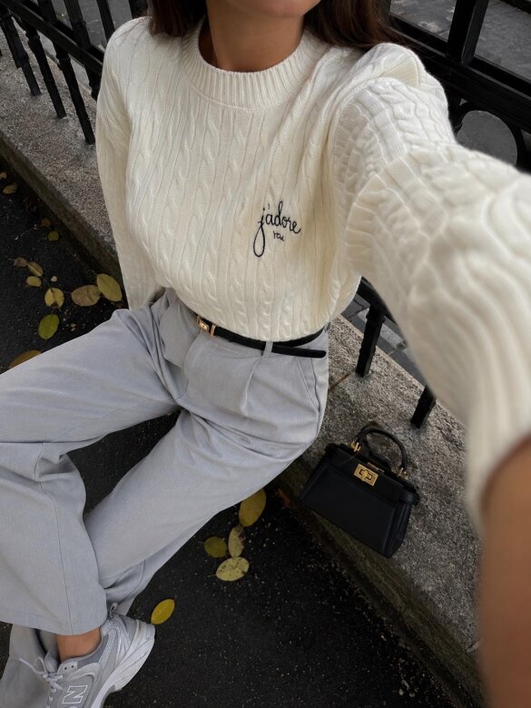 Sweter Nillo ecru 