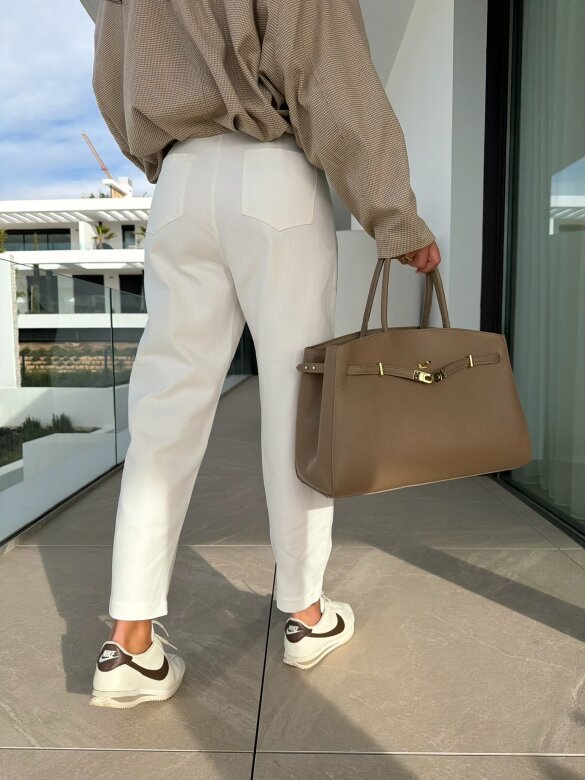 Spodnie Granso jeans białe 