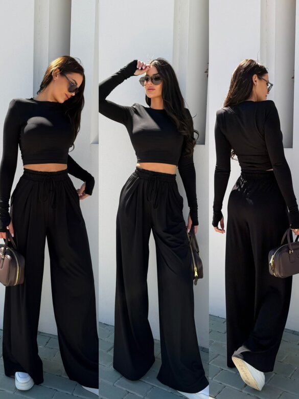 Komplet 2w1 Alivio czarny 