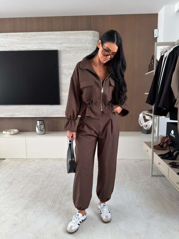 Set 2in1 Olivio with viscose chocolate