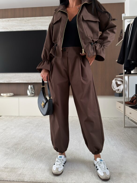 Set 2in1 Olivio with viscose chocolate