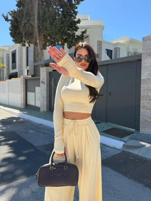 Komplet 2w1 Alivio butter yellow